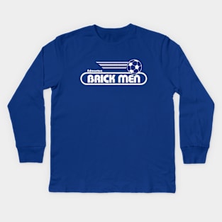 Defunct Edmonton Brick Men Soccer 1985 Kids Long Sleeve T-Shirt